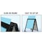 Azar Displays Large Black Slide In A-Frame Double-Sided Indoor/Outdoor Sidewalk Stand 24"W X 36"H 300241 - alternate 3